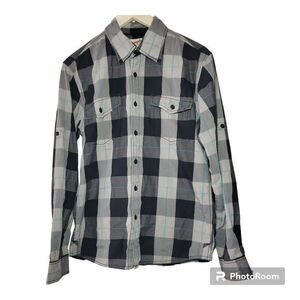 Wrangler‎ Cowboy Cut Chambray Mens Size Large Button Down Long Sleeve Shirt